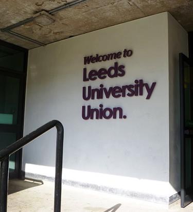Leeds University wall graphics